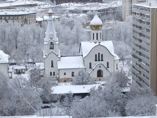 Зима пришла в Москву